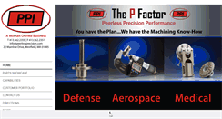 Desktop Screenshot of peerlessprecision.com